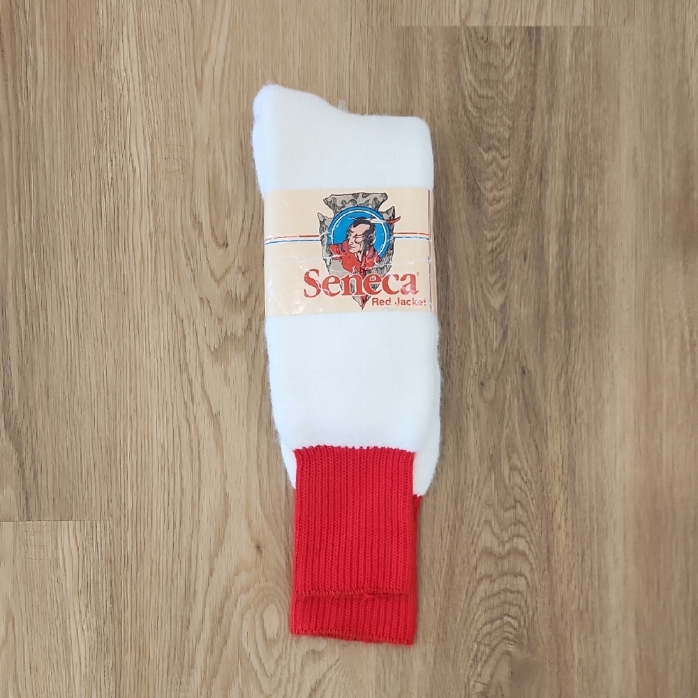 Seneca Red and White Men's Insulated Socks
